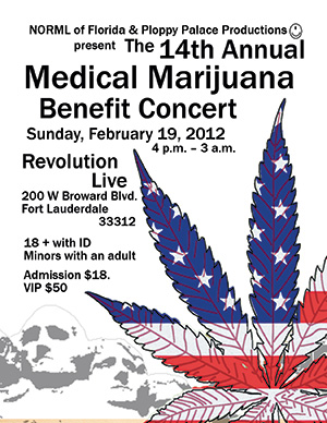 Med Marijuana Benefit flyer front