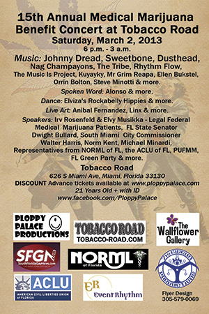Med Marijuana Benefit flyer back