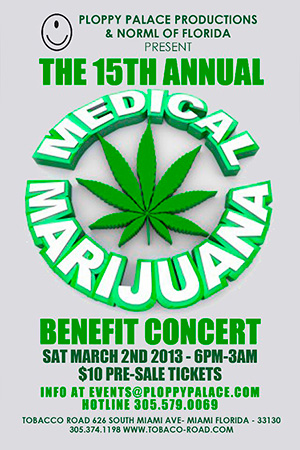 Med Marijuana Benefit flyer front